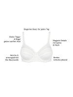 NUR DIE Damen Bügel-BH Pure Elegance - weiß - Größe 75B
