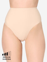NUR DIE Damen Shapingslip Highwaist Contour String Medium Shaping beige - Größe 34