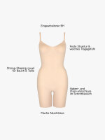 NUR DIE DAMEN SCULPT LEG BODYSUIT SHAPEWEAR - beige - GRÖSSE 34