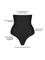 NUR DIE DAMEN SCULPT HIGHWAIST STRING SHAPEWEAR - schwarz - GRÖSSE 34