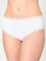 NUR DIE DAMEN INVISIBLE LACE PANTY 2ER PACK - weiß - GRÖSSE S