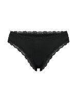 NUR DIE DAMEN INVISIBLE LACE STRING 2ER PACK - schwarz - GRÖSSE 36-38