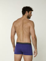 NUR DIE Herren Boxer Cotton Stretch 2-Pack anthrazit-dunkelblau - Größe L