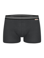 NUR DIE Herren Boxer Cotton Stretch 2-Pack anthrazit-dunkelblau - Größe XXL
