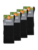 NUR DIE Herren Freizeitsocken Bambus Komfortbund 8-Pack