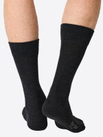 NUR DIE Herren Freizeitsocken Bambus Komfortbund 8-Pack anthrazitmel- - Größe 39-42