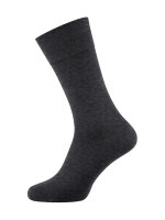 NUR DIE Herren Freizeitsocken Bambus Komfortbund 8-Pack anthrazitmel- - Größe 39-42