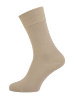 NUR DIE Herren Freizeitsocken Bambus Komfortbund 8-Pack beigegrau - Größe 39-42