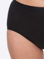 NUR DIE Damen Taillenslip Bio-Baumwolle GOTS-zertifiziert 4-Pack mehrfarbig1 - Größe 48-50