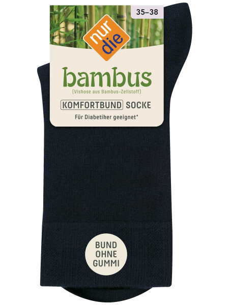 NUR DIE Socke Komfort Bund Bambus¹
