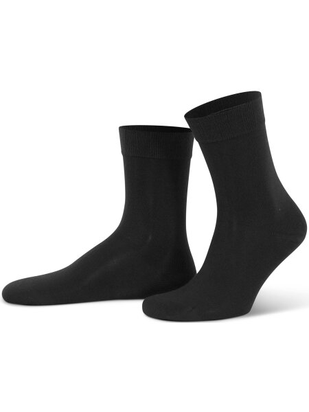NUR DIE Socke Komfort Bund Bambus¹ - schwarz - 35-38