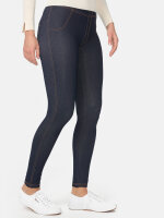 NUR DIE Damen Jeggings - Relax & Go - Jeans-Optik Treggings - dunkeljeans - 44-46