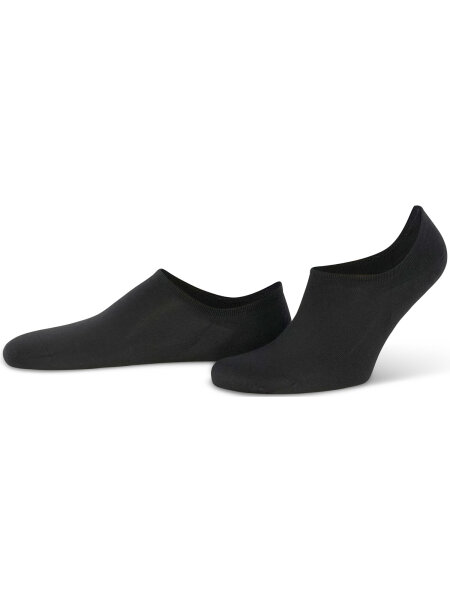 NUR DIE Damen Sneaker Socken Komfort - schwarz - 39-42