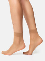 NUR DIE Damen Söckchen 20 DEN 2er Pack - amber - one size