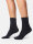 NUR DIE Damen Socken Ohne Gummi 3er Pack - maritim - 35-38