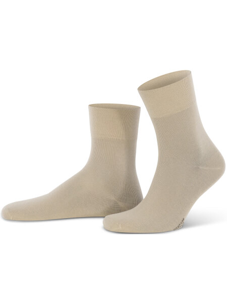 NUR DIE Socke Feine Baumwolle Komfort - beigegrau - 39-42
