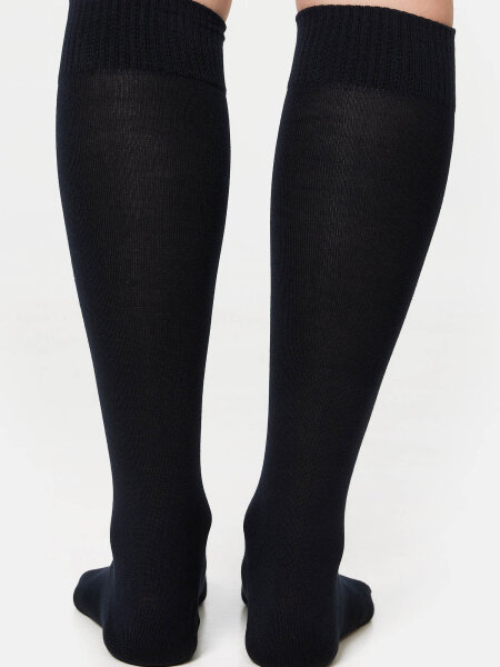 NUR DIE Damen Kniestrmpfe Bambus - maritim - 35-38