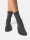 NUR DIE Damen Socken Ohne Gummi 3er Pack - graumelange - 35-38