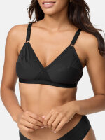 NUR DIE Damen Komfort BH ohne Bügel - schwarz - 85 B