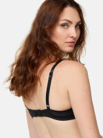 NUR DIE Damen BH ohne Bügel Traumweich - schwarz - 75 B