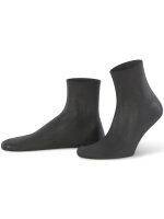 NUR DIE Damen Transparente Söckchen Seidenpunkt - schwarze Punkte - one size