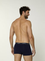 NUR DIE Herren Boxershorts 3D-Flex Classic 2er Pack - marine - Größe 6 | L | 52