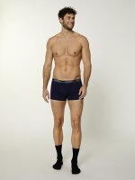 NUR DIE Herren Boxershorts 3D-Flex Classic 2er Pack - marine - Größe 6 | L | 52