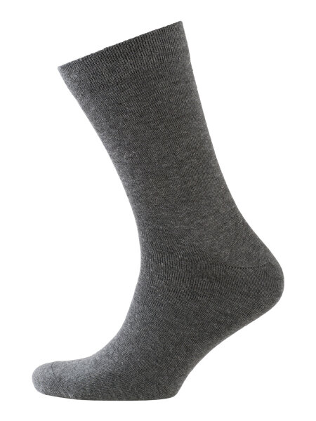 NUR DER Socken Ohne Gummi 3er Pack - mittelgraumelange - Größe 43-46
