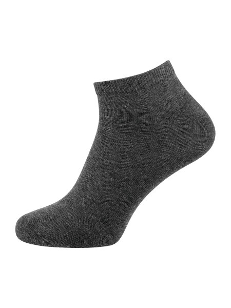 NUR DIE Herren Sneaker Socken Classic 5er Pack - mittelgraumelange - Größe 39-42