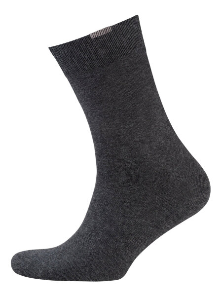 NUR DER Socken Passt Perfekt 3er Pack - anthrazitmelange - Größe 43-46