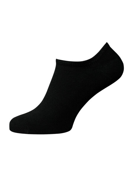 NUR DIE Herren Sneaker Socken Baumwolle 2er Pack - schwarz - Größe 39-42