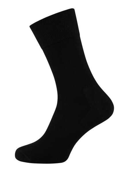 NUR DER Socke Weich & Haltbar Komfort - schwarz - Größe 39-42