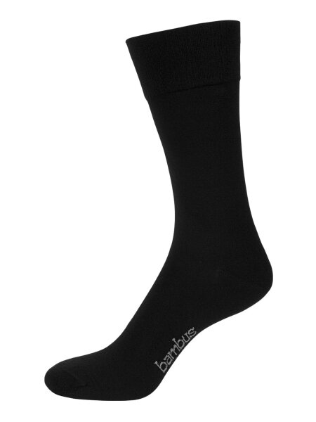 NUR DER Socke Bambus¹ Komfort - schwarz - Größe 39-42