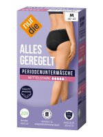 NUR DIE Periodenunterwäsche Panty - ALLES GEREGELT mittelstark - schwarz - Größe 40-42